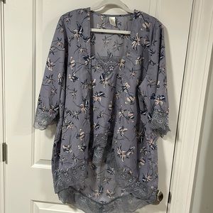 Pajama shorts set with coverup